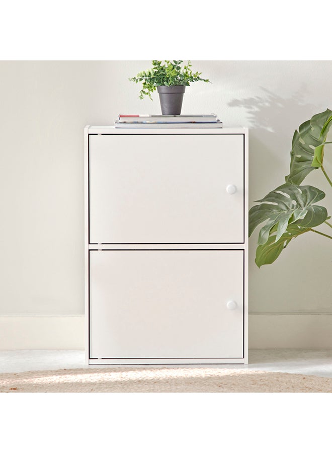 Home Box Vanilla Junior 2-Door Storage Unit 29.8 x 60 x 41 cm - Image 2